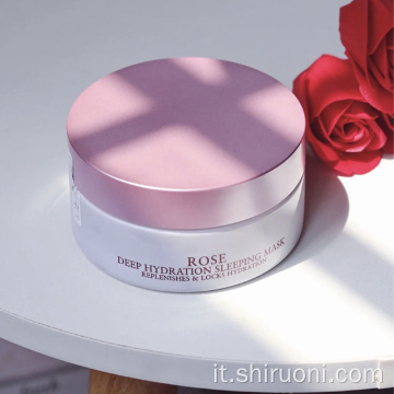 Gel e crema notte all&#39;acqua di rose